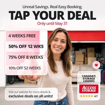 Access Storage - Stratford North Promotion